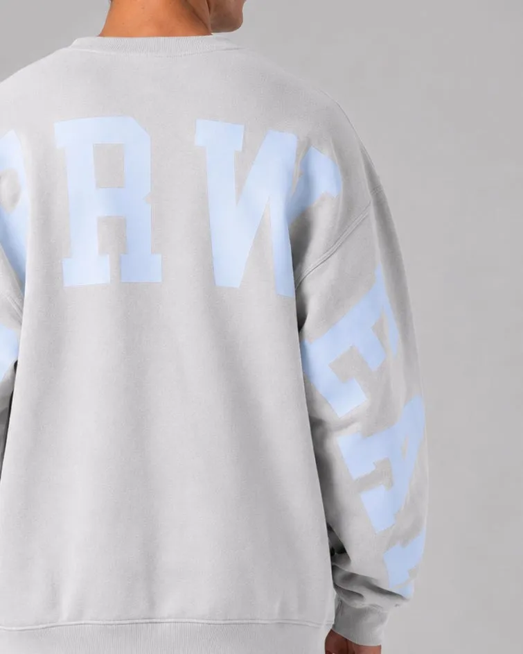 Collegiate Sweater - Cloudy sold by Ryderwear