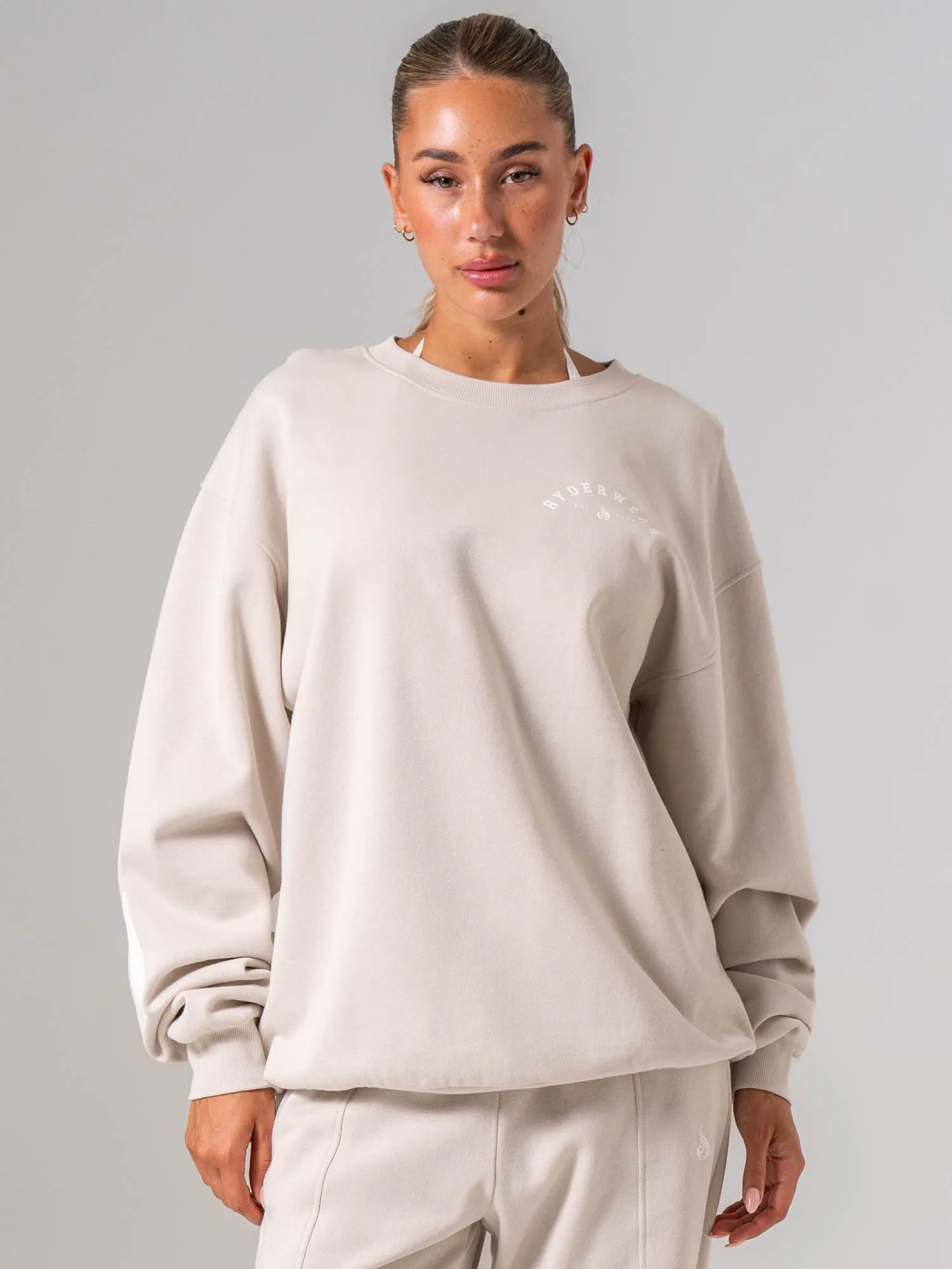 Collegiate Sweater - Sandy sold by Ryderwear