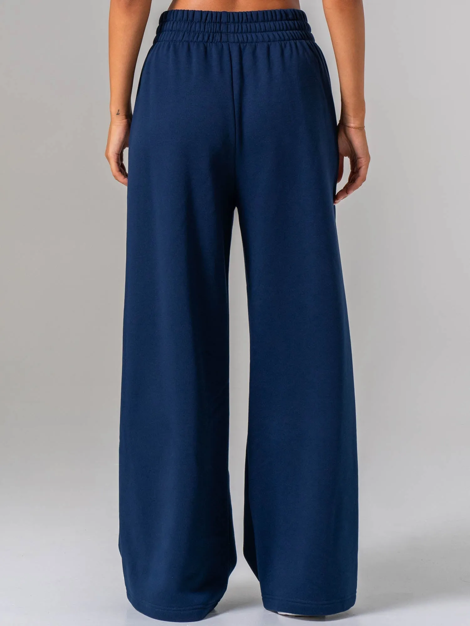 Womens Wide Leg Trackpant - Navy sold by Ryderwear product image thumbnail 3
