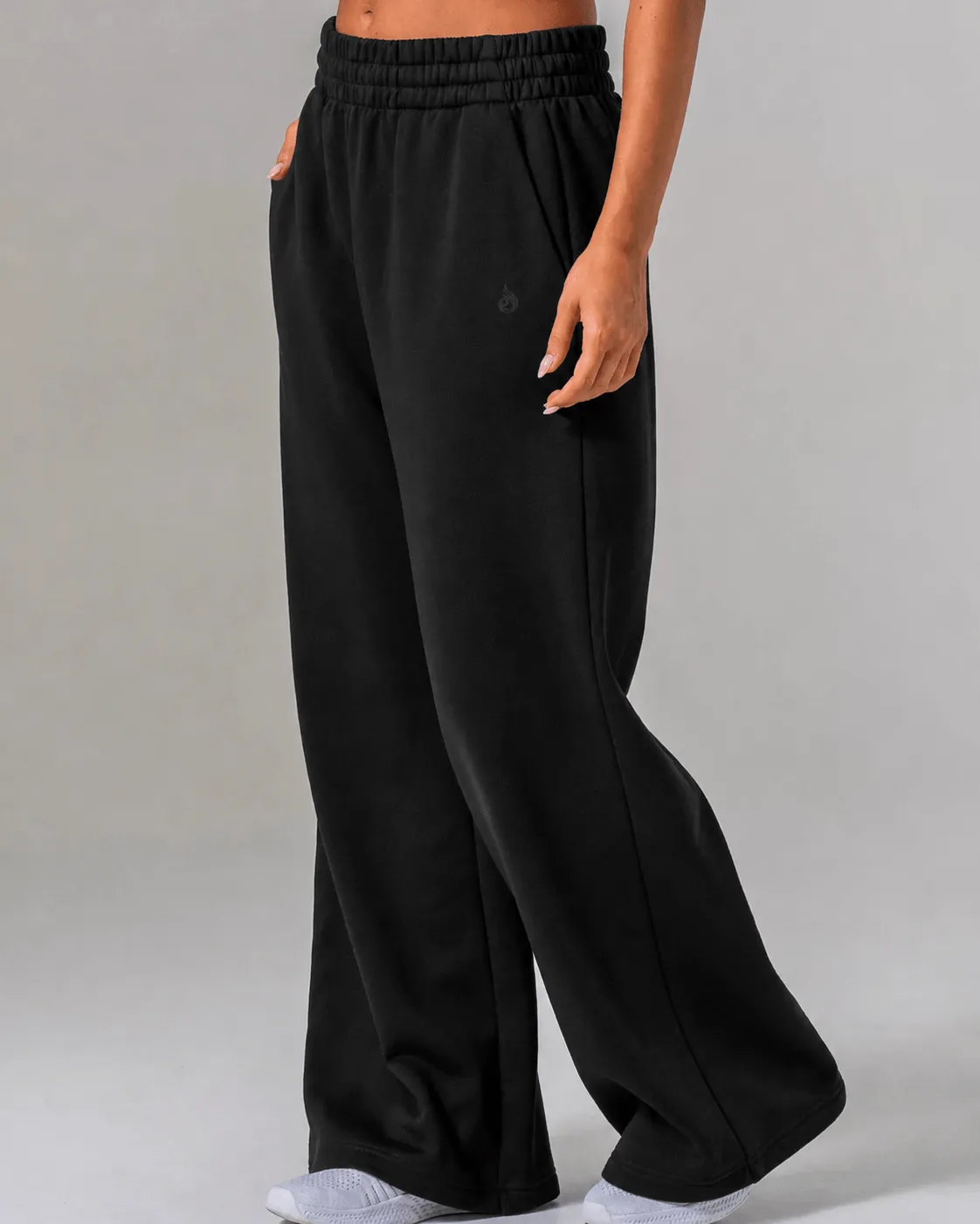 Womens Wide Leg Trackpant - Black sold by Ryderwear product image thumbnail 3