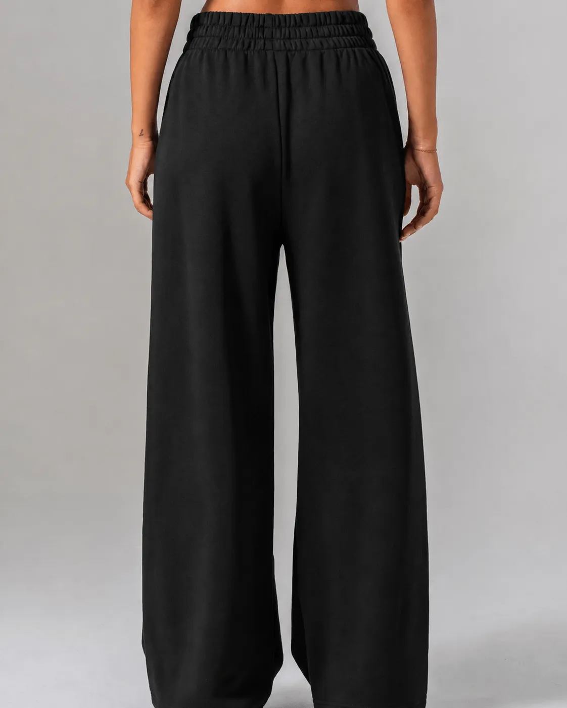 Womens Wide Leg Trackpant - Black sold by Ryderwear product image thumbnail 4