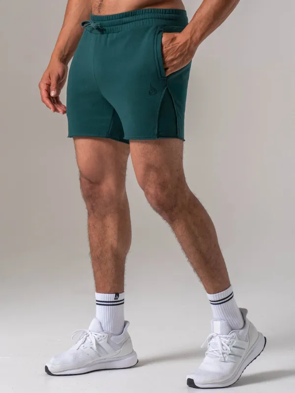 Force 5" Track Shorts - Emerald made by Ryderwear