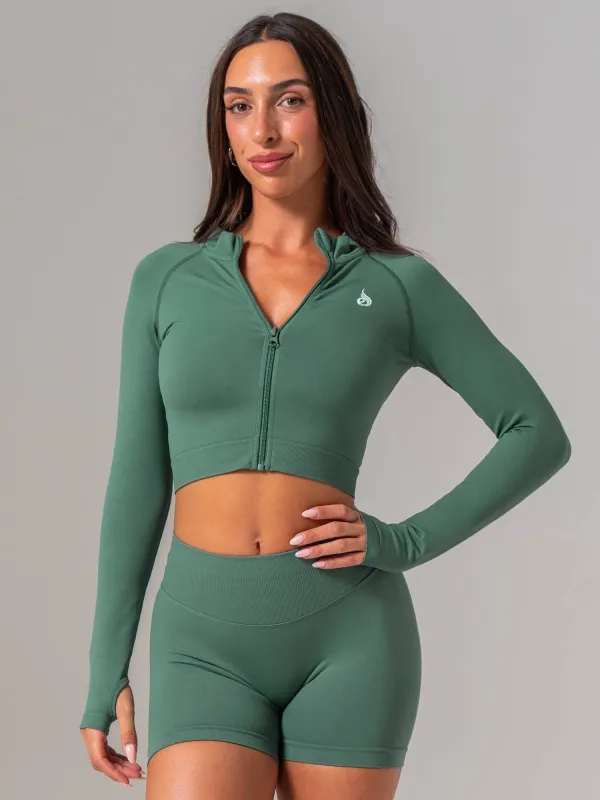 Boost Seamless Jacket - Alpine made by Ryderwear