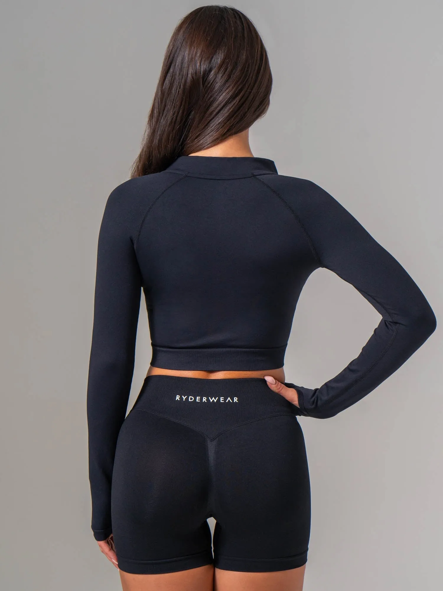 Boost Seamless Jacket - Black sold by Ryderwear product image thumbnail 4