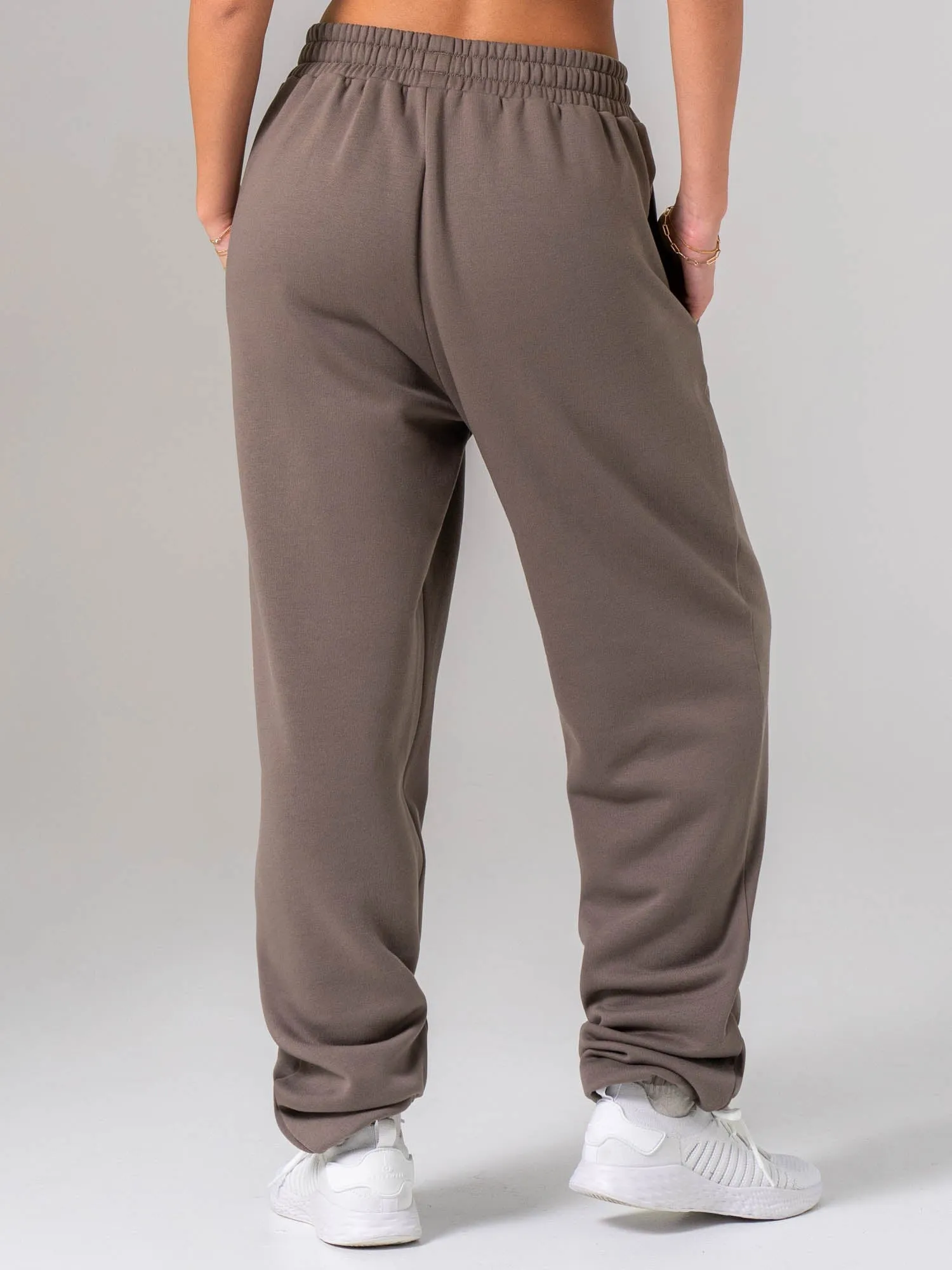Unisex Fleece Track Pant - Deep Taupe sold by Ryderwear product image thumbnail 4