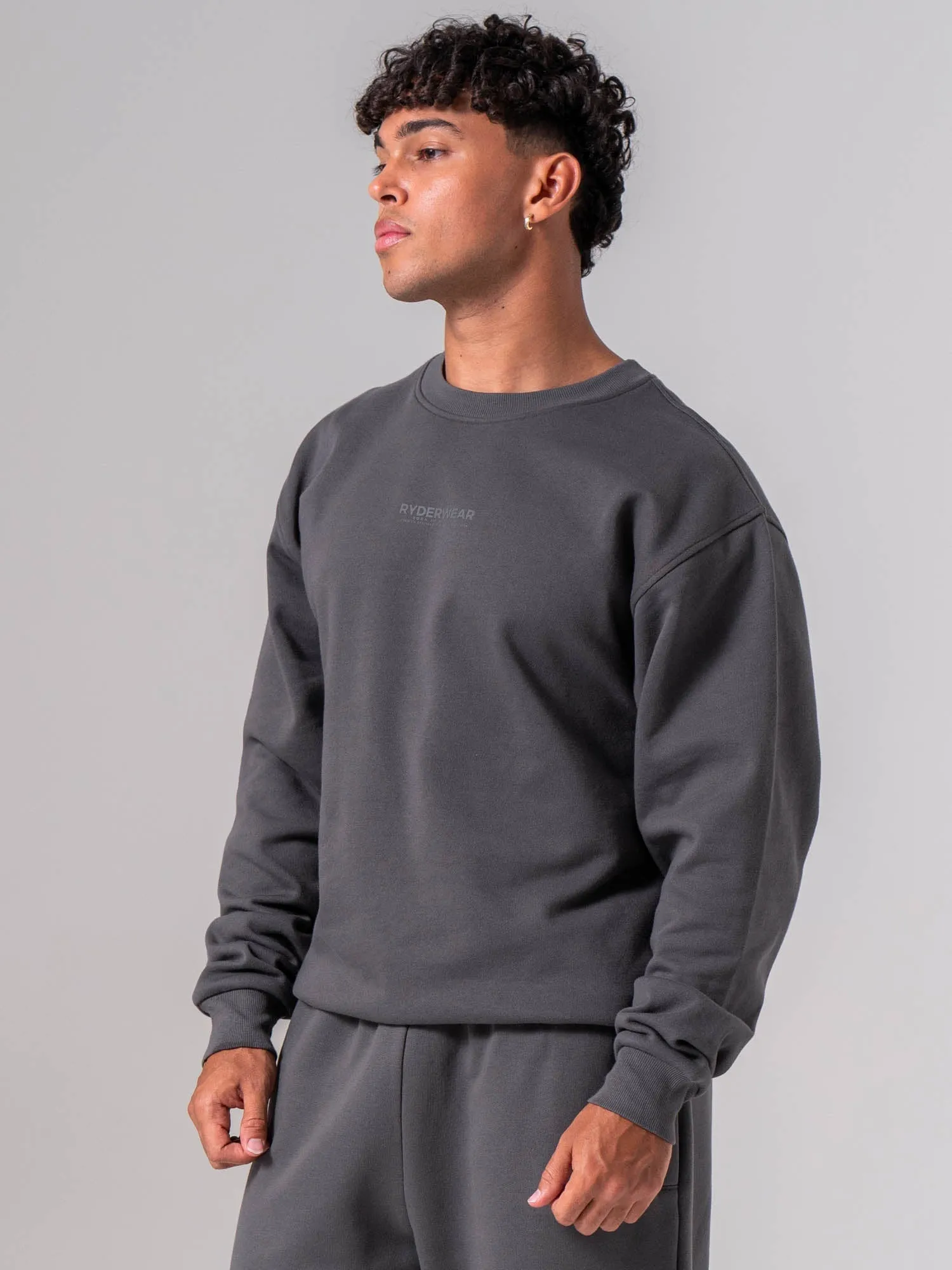 Unisex Crewneck - Charcoal sold by Ryderwear product image thumbnail 3