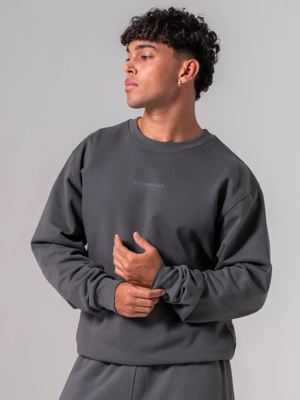 Unisex Crewneck - Charcoal made by Ryderwear