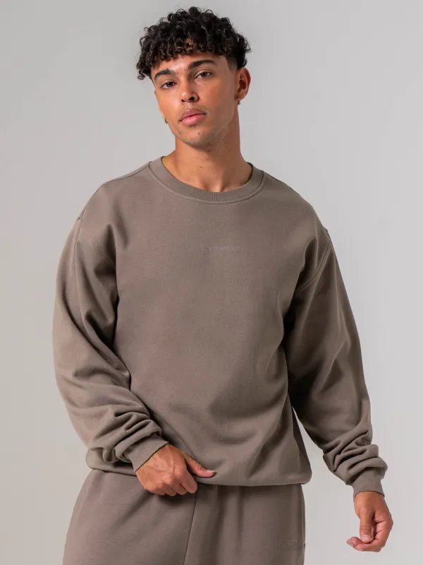 Unisex Crewneck - Deep Taupe made by Ryderwear