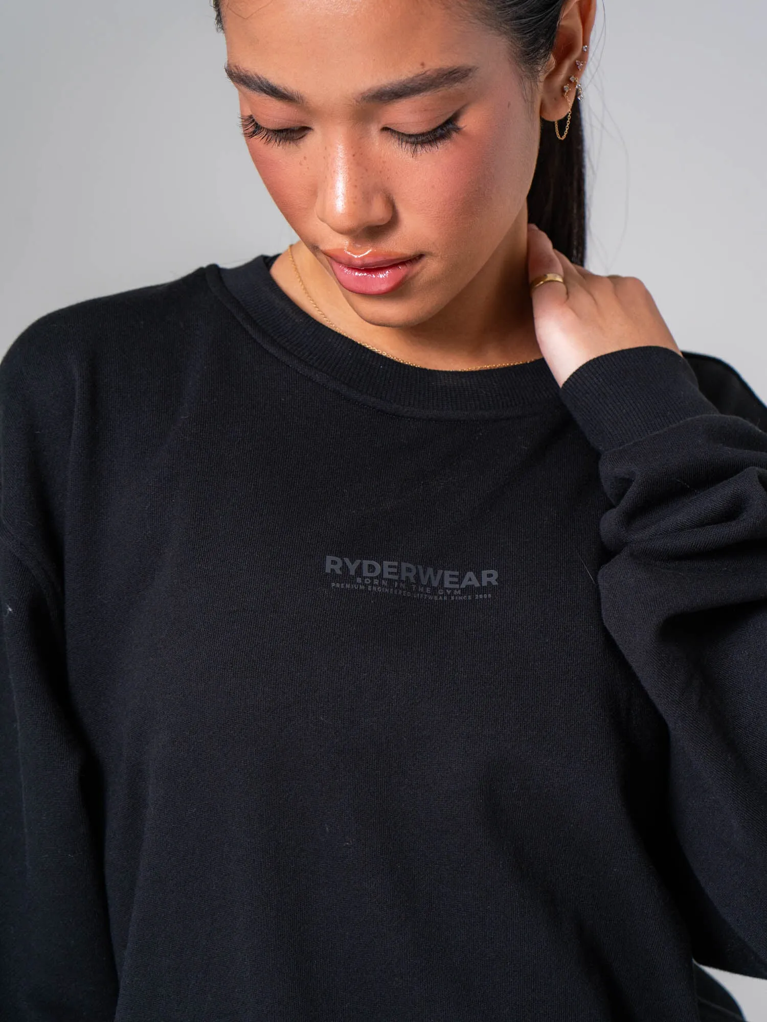 Unisex Crewneck - Black sold by Ryderwear product image thumbnail 2