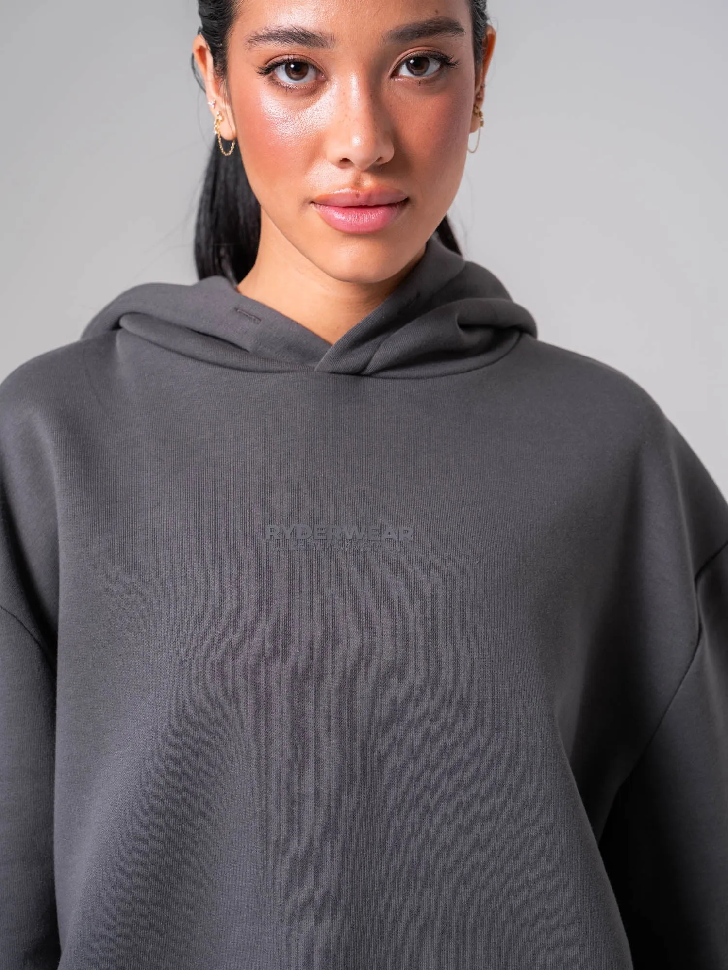 Unisex Fleece Hoodie - Charcoal sold by Ryderwear product image thumbnail 2