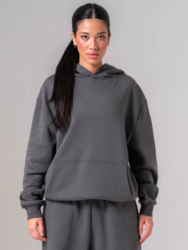 Unisex Fleece Hoodie - Charcoal made by Ryderwear