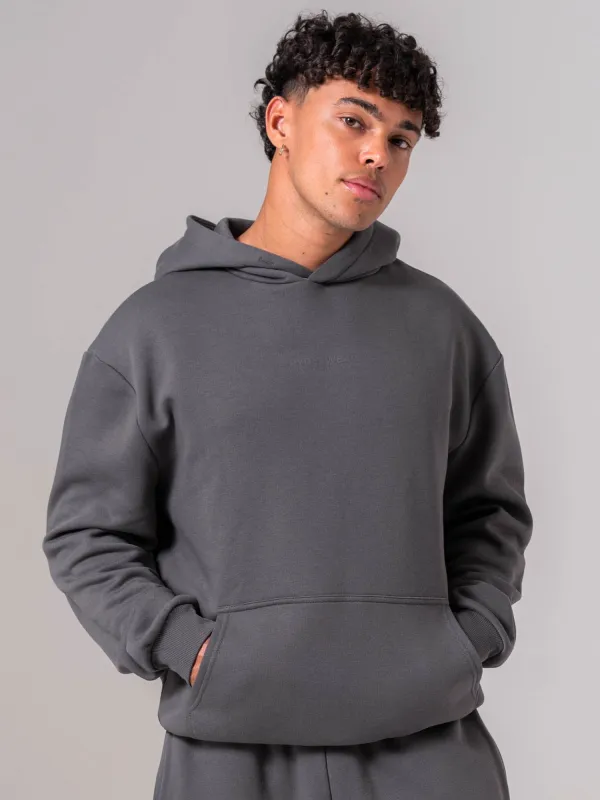 Unisex Fleece Hoodie - Charcoal made by Ryderwear
