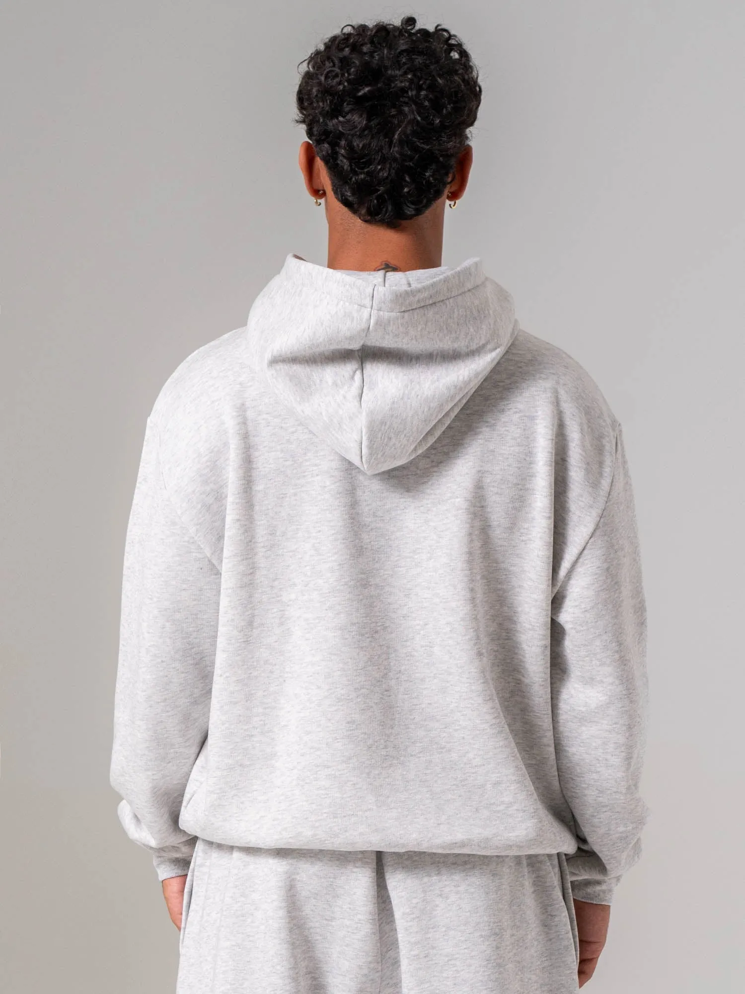 Unisex Fleece Hoodie - Snow Marle sold by Ryderwear product image thumbnail 4