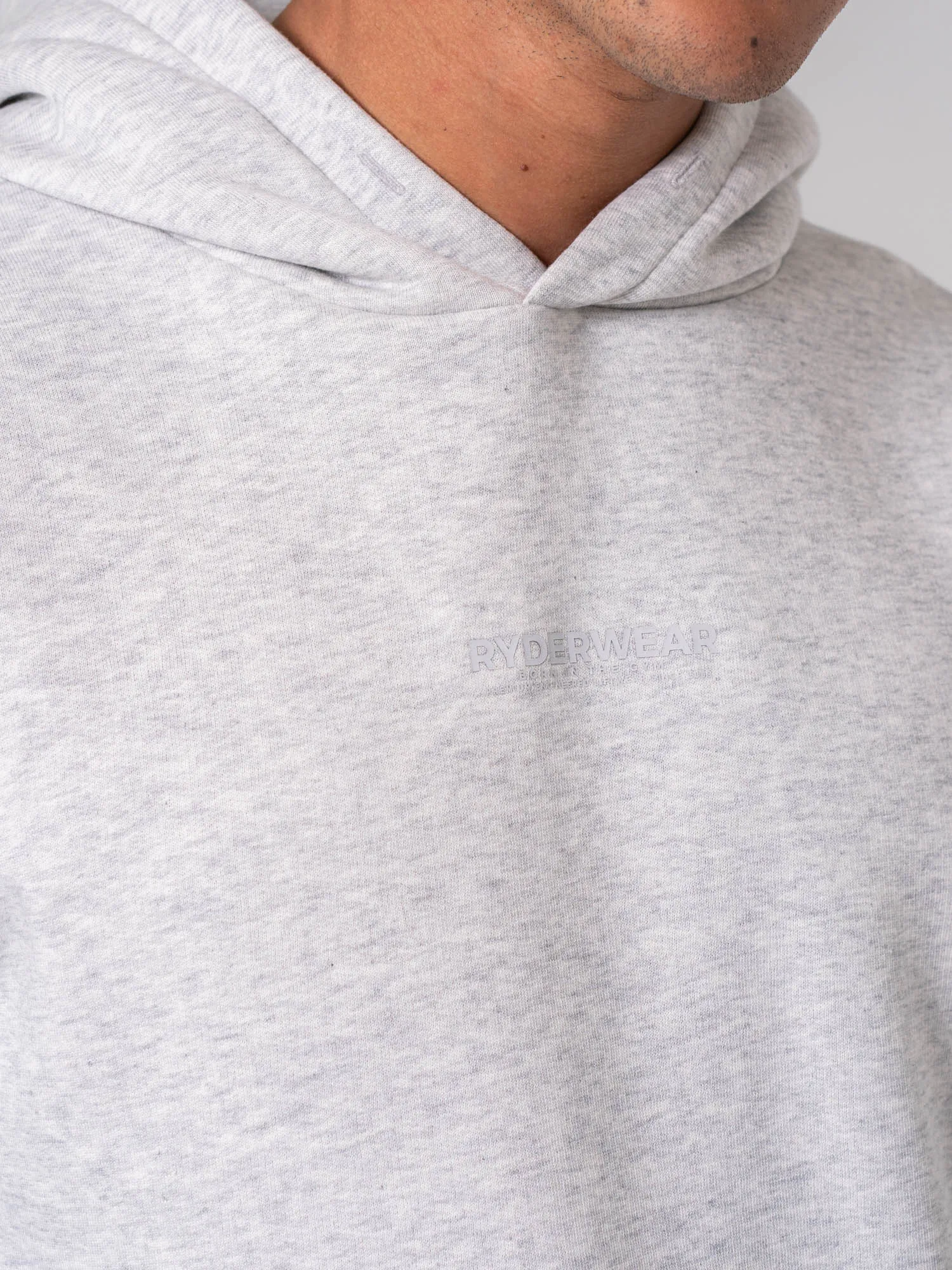 Unisex Fleece Hoodie - Snow Marle sold by Ryderwear product image thumbnail 2