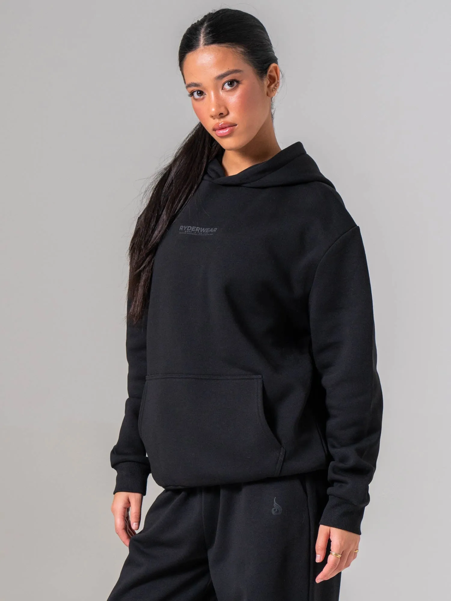 Unisex Fleece Hoodie - Black sold by Ryderwear product image thumbnail 3