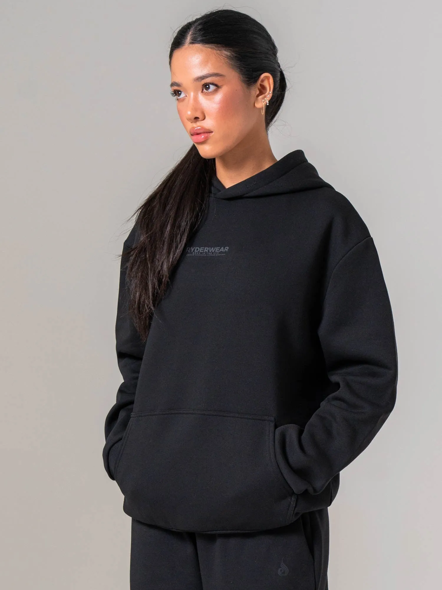 Unisex Fleece Hoodie - Black sold by Ryderwear product image thumbnail 5