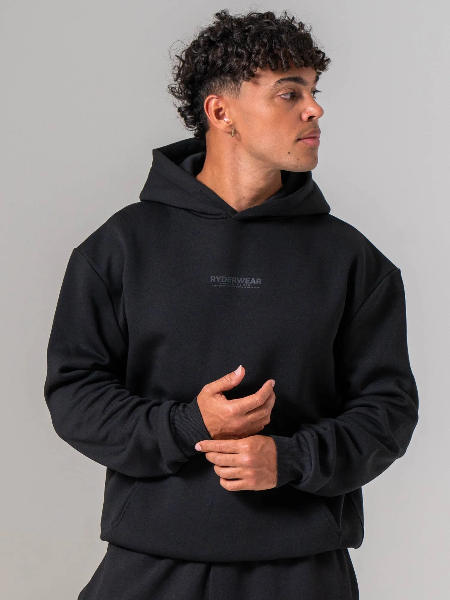Unisex Fleece Hoodie - Black sold by Ryderwear product image thumbnail 5