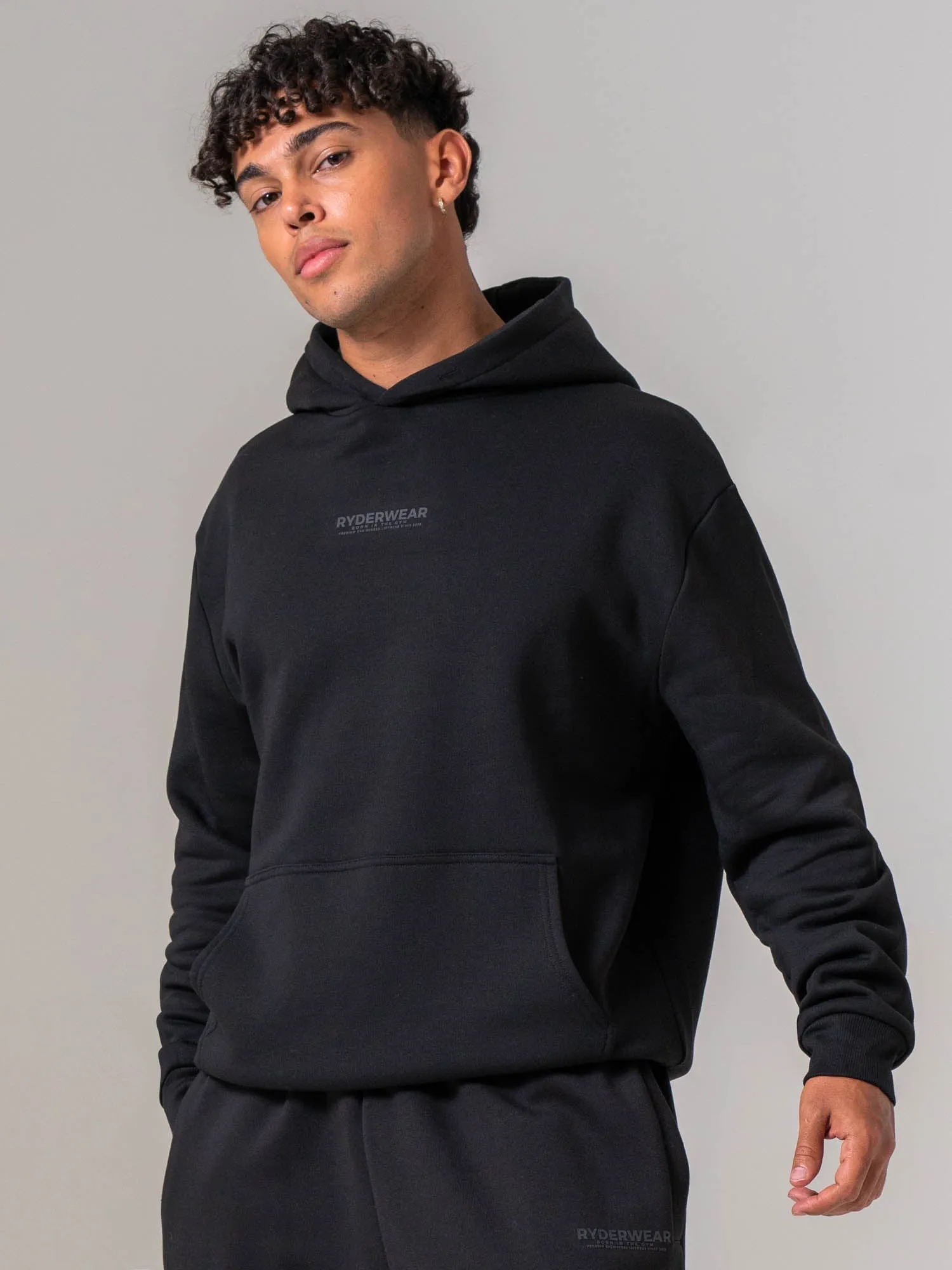 Unisex Fleece Hoodie - Black sold by Ryderwear product image thumbnail 3