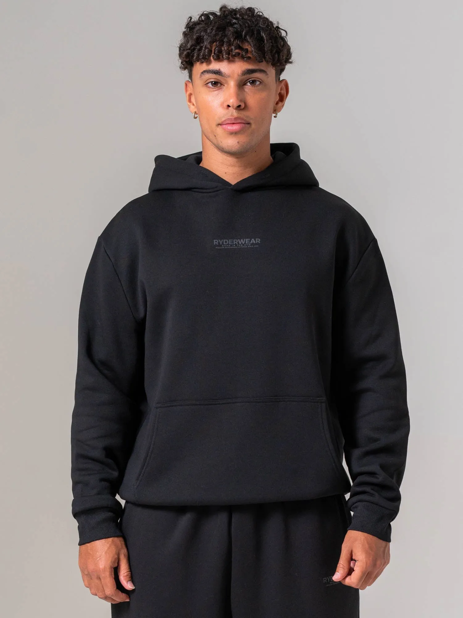 Unisex Fleece Hoodie - Black sold by Ryderwear