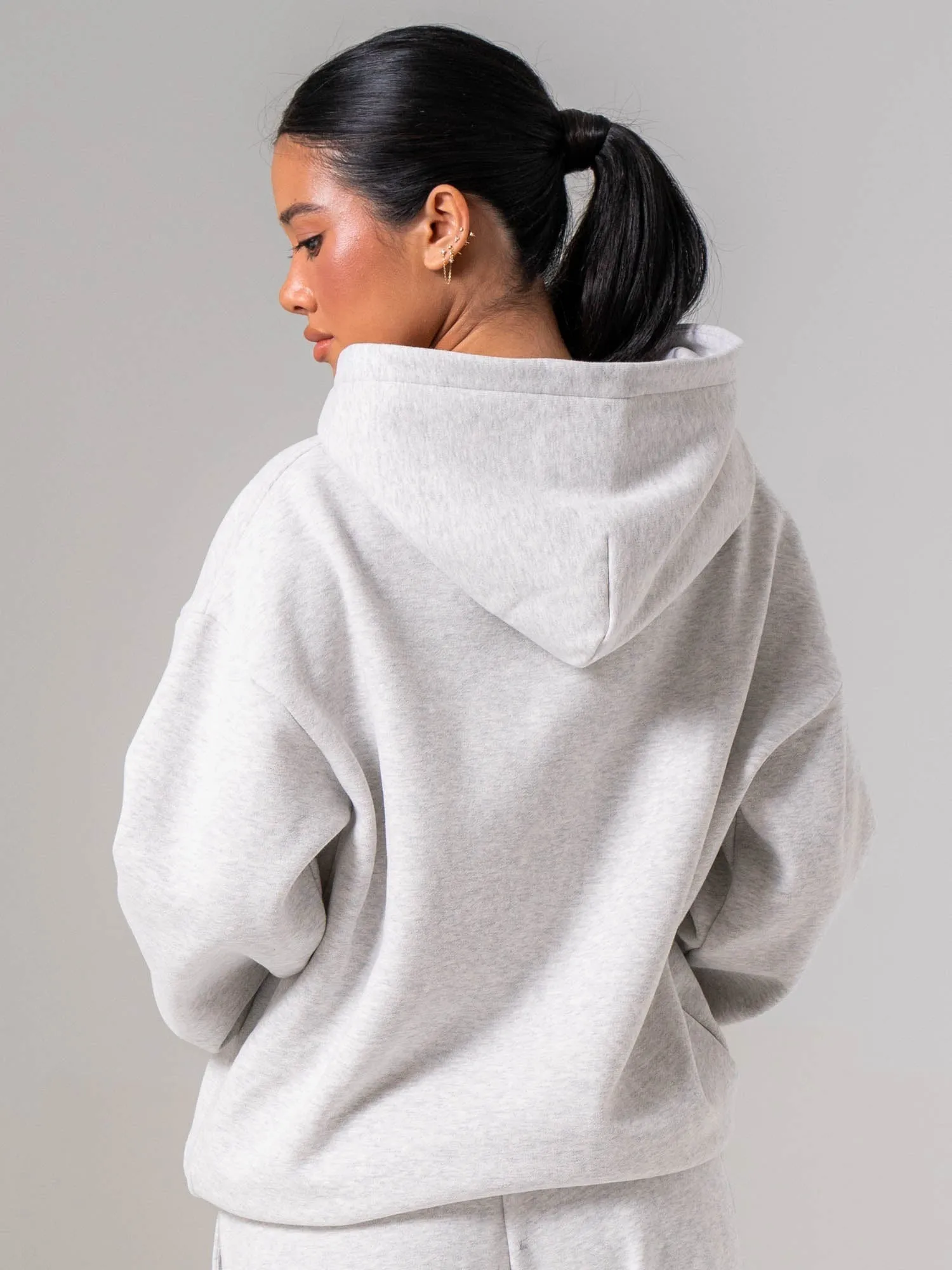 Plush Hoodie - Snow Marl sold by Ryderwear product image thumbnail 3