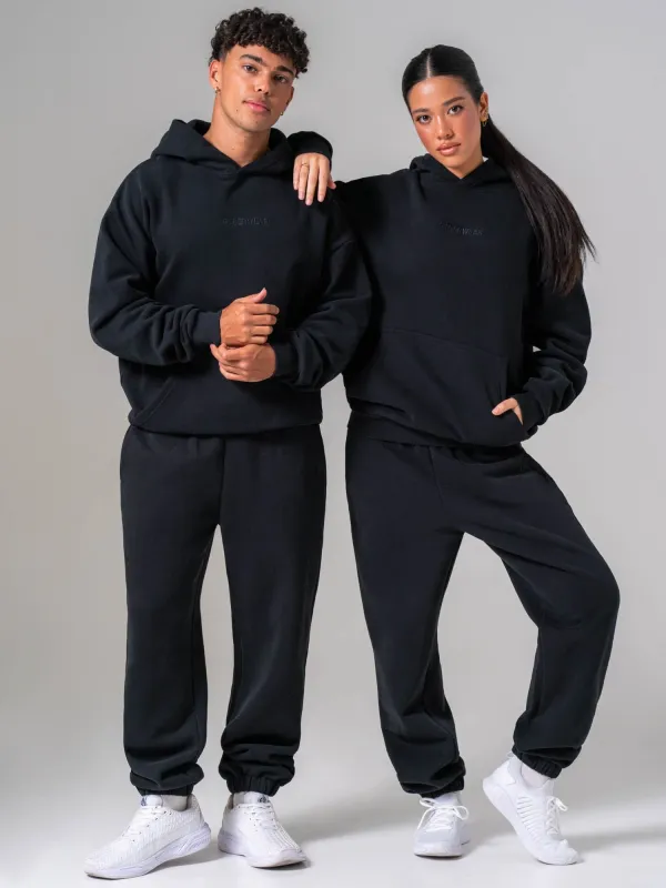 Plush Hoodie - Black made by Ryderwear