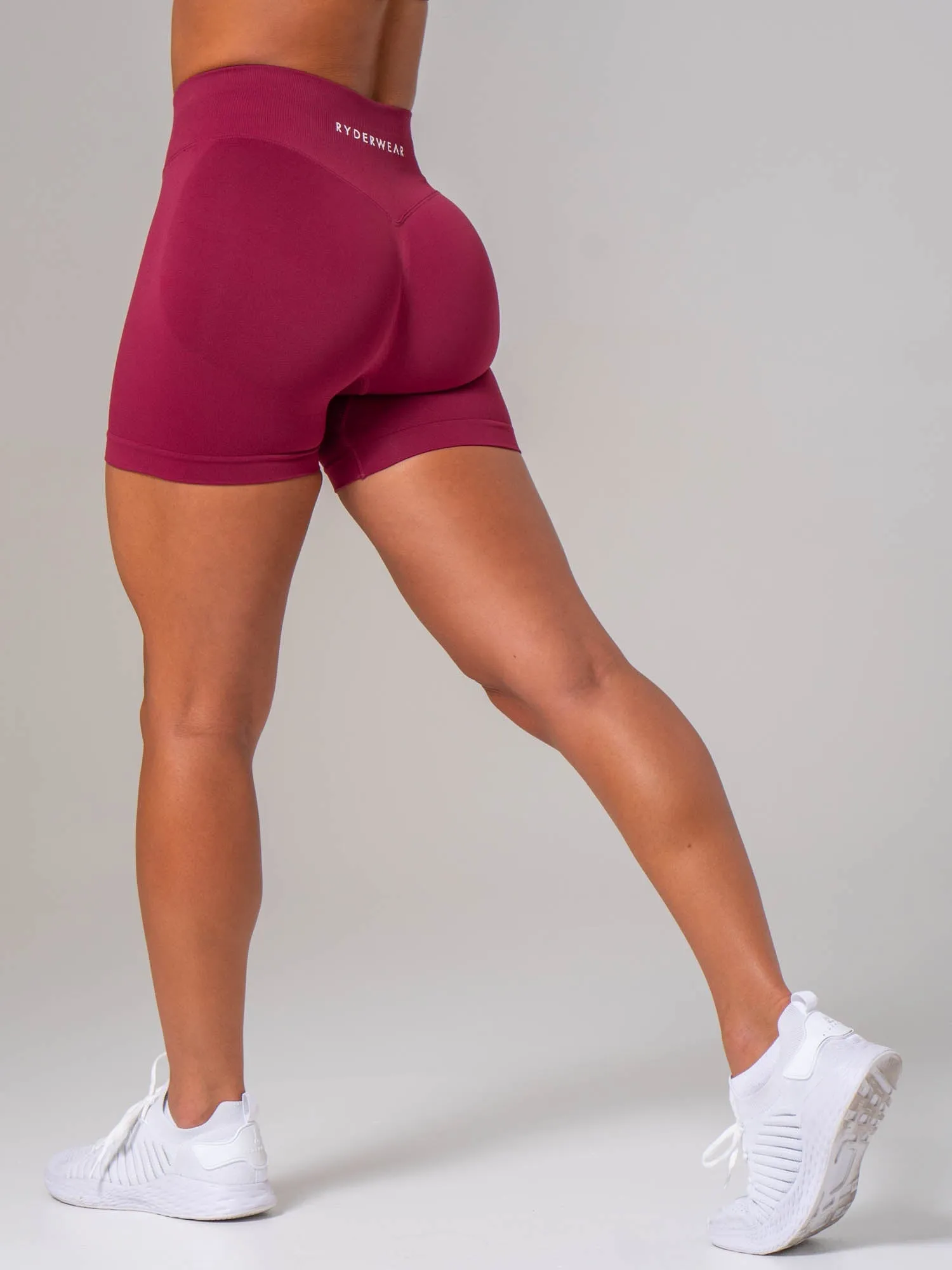 Boost Seamless Shorts - Wine sold by Ryderwear product image thumbnail 4