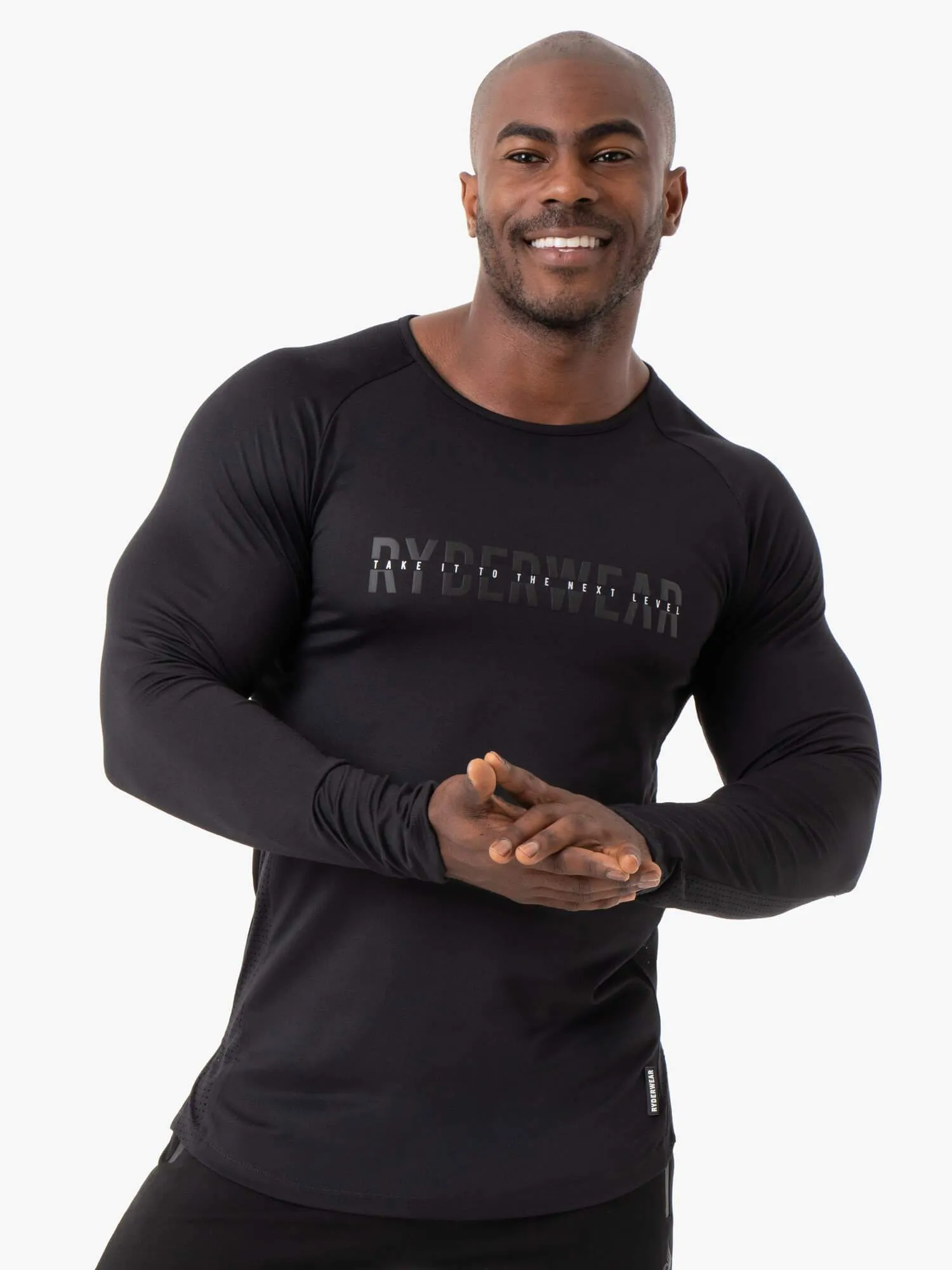 Energy Long Sleeve Top - Black sold by Ryderwear