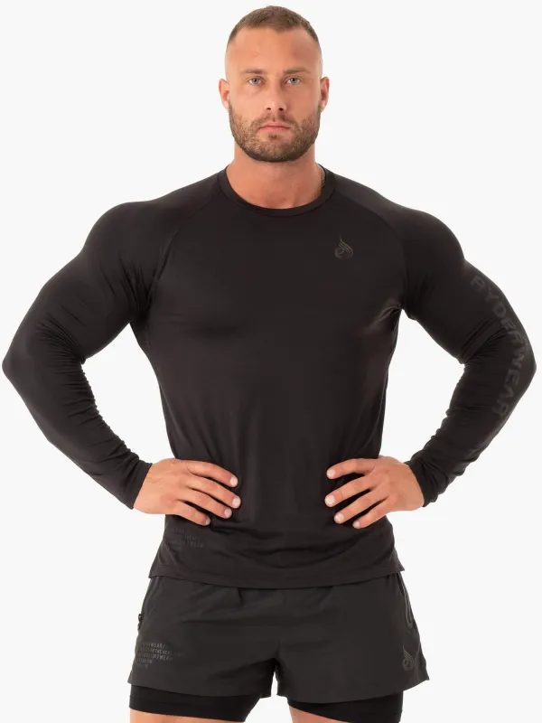 Duty Long Sleeve Top - Black made by Ryderwear