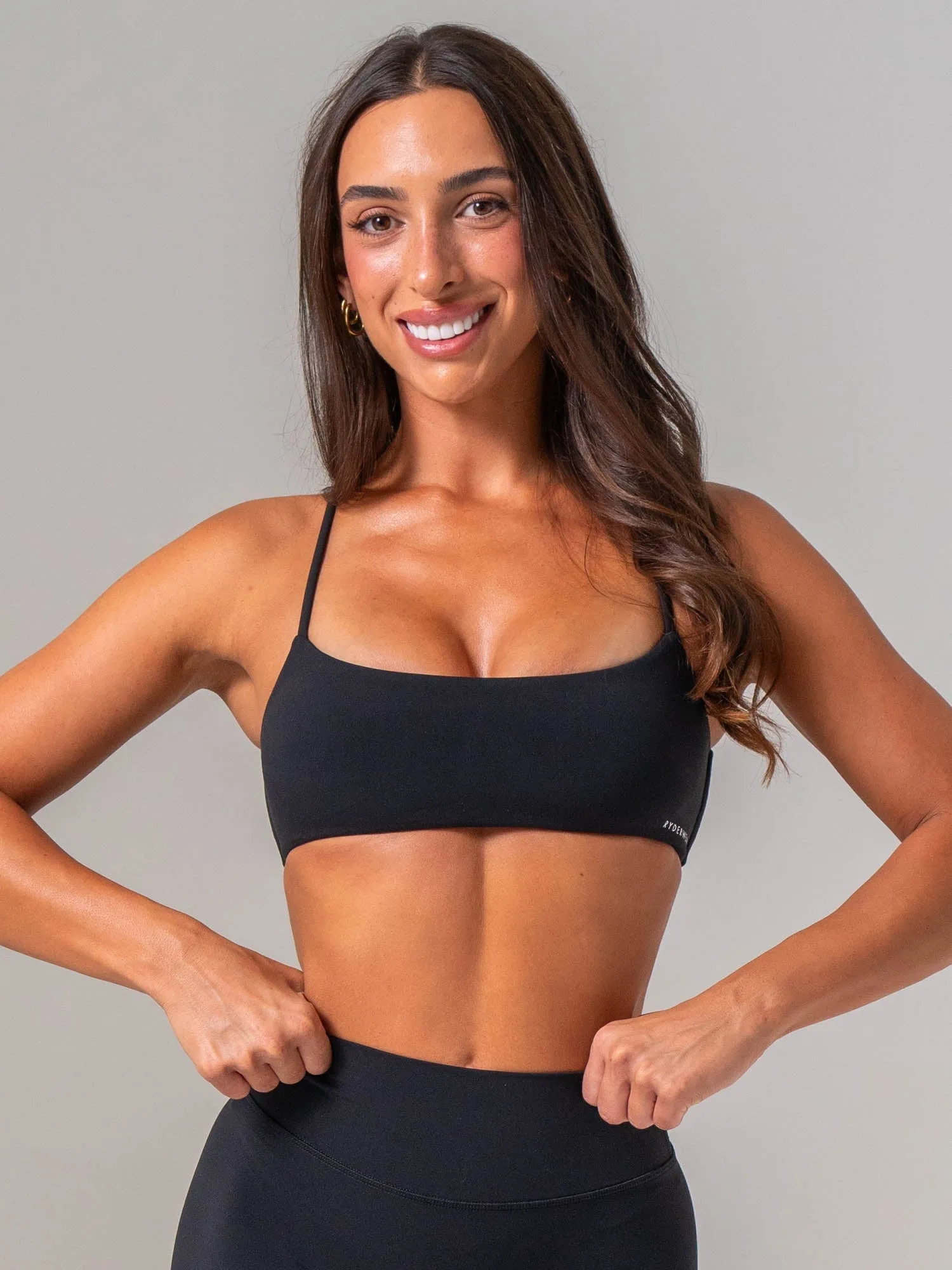NKD Define Sports Bra - Black sold by Ryderwear