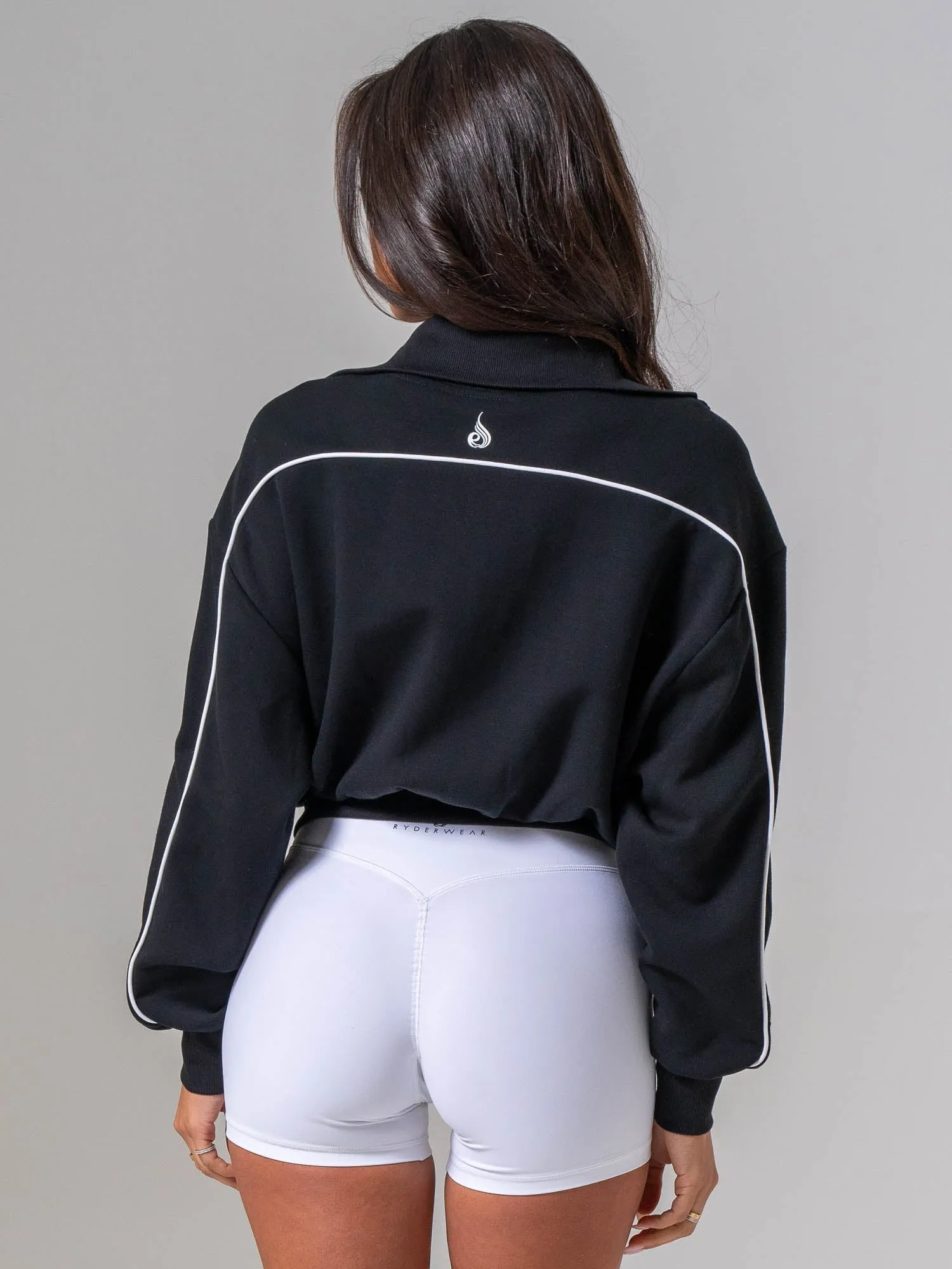 Contrast Track Jacket - Black/white sold by Ryderwear product image thumbnail 3