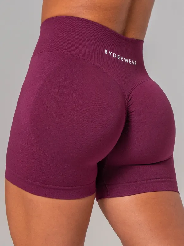 Sculpt Seamless Shorts - Cola made by Ryderwear