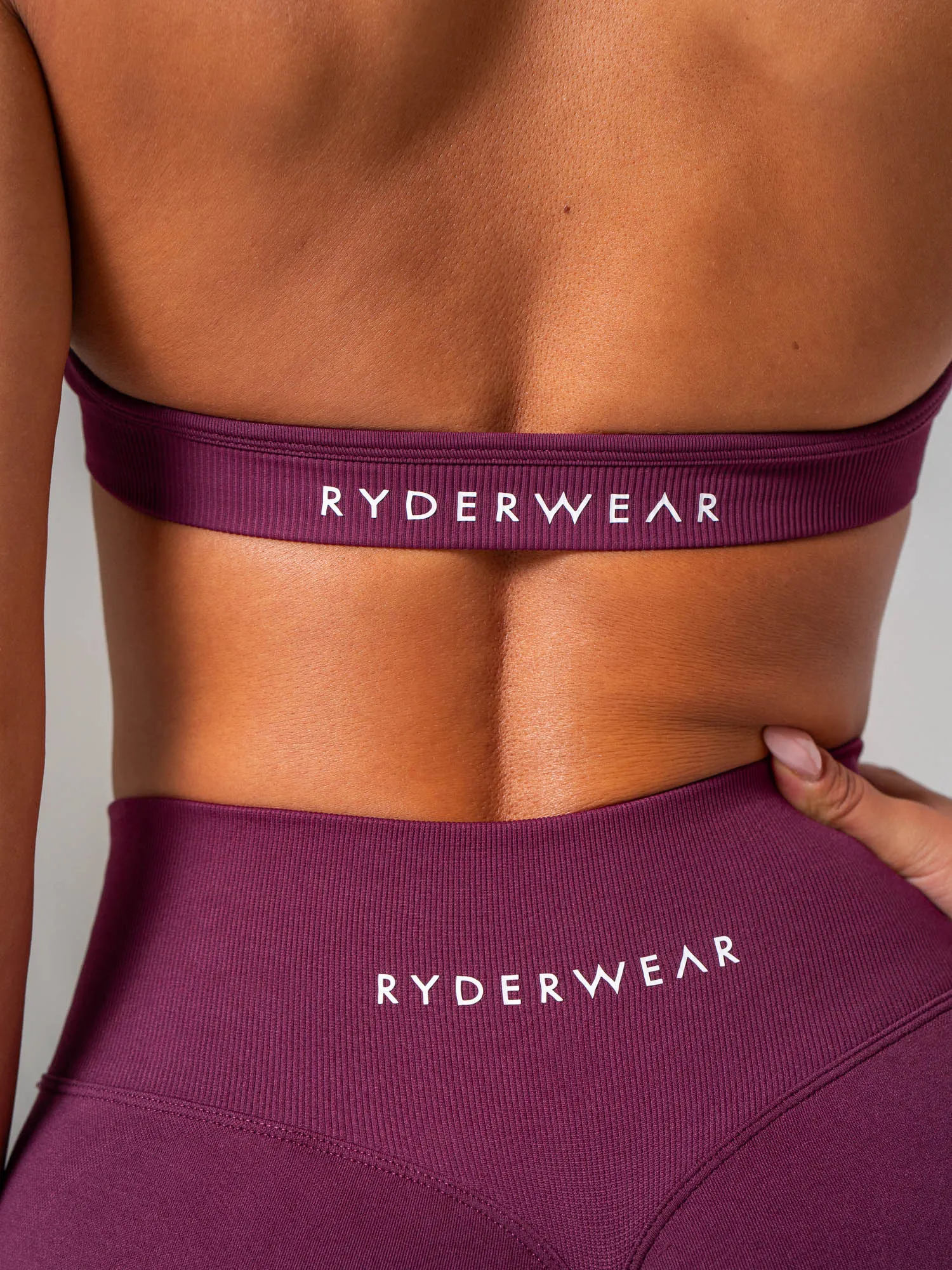Sculpt Seamless Halter Bra - Cola sold by Ryderwear product image thumbnail 5