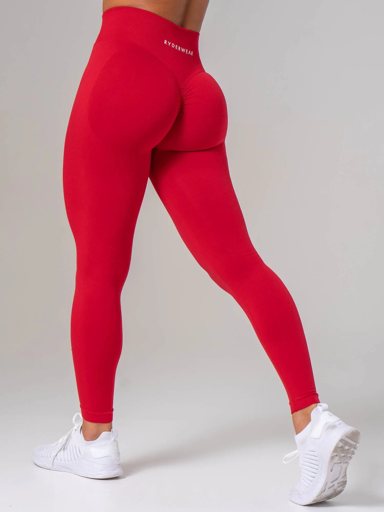 Sculpt Seamless Leggings - Cherry sold by Ryderwear