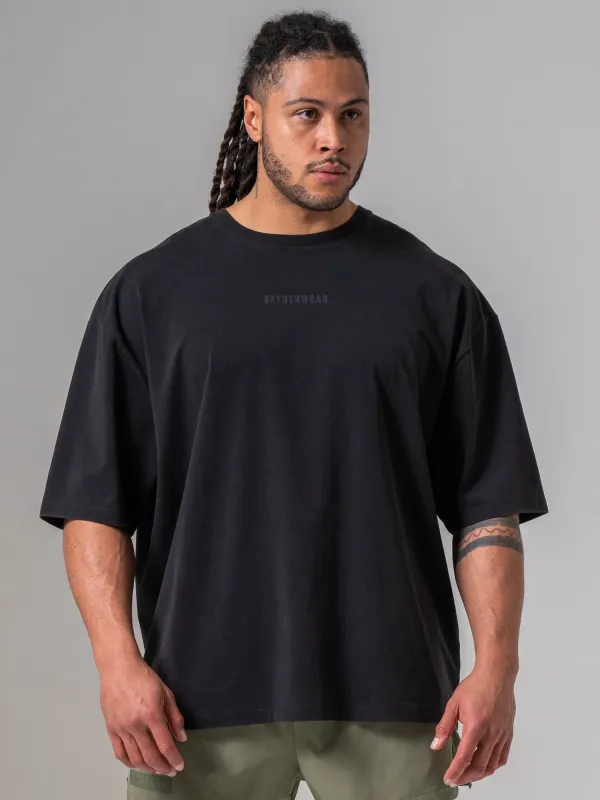 Pursuit Oversized T-shirt - Charcoal made by Ryderwear