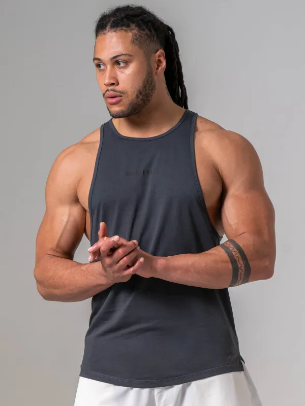 Pursuit Tank - Charcoal made by Ryderwear