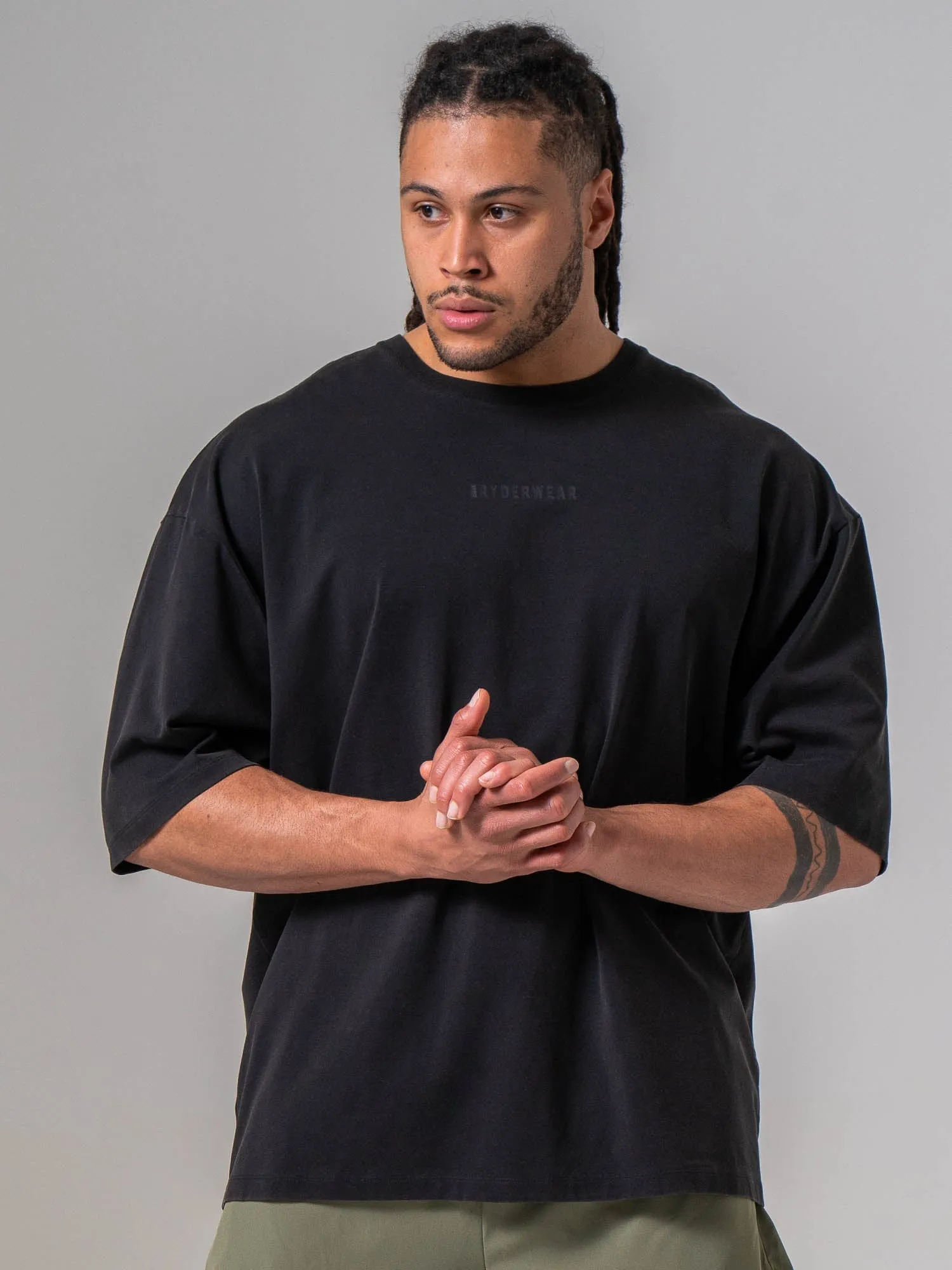 Pursuit Oversized T-shirt - Black sold by Ryderwear product image thumbnail 4