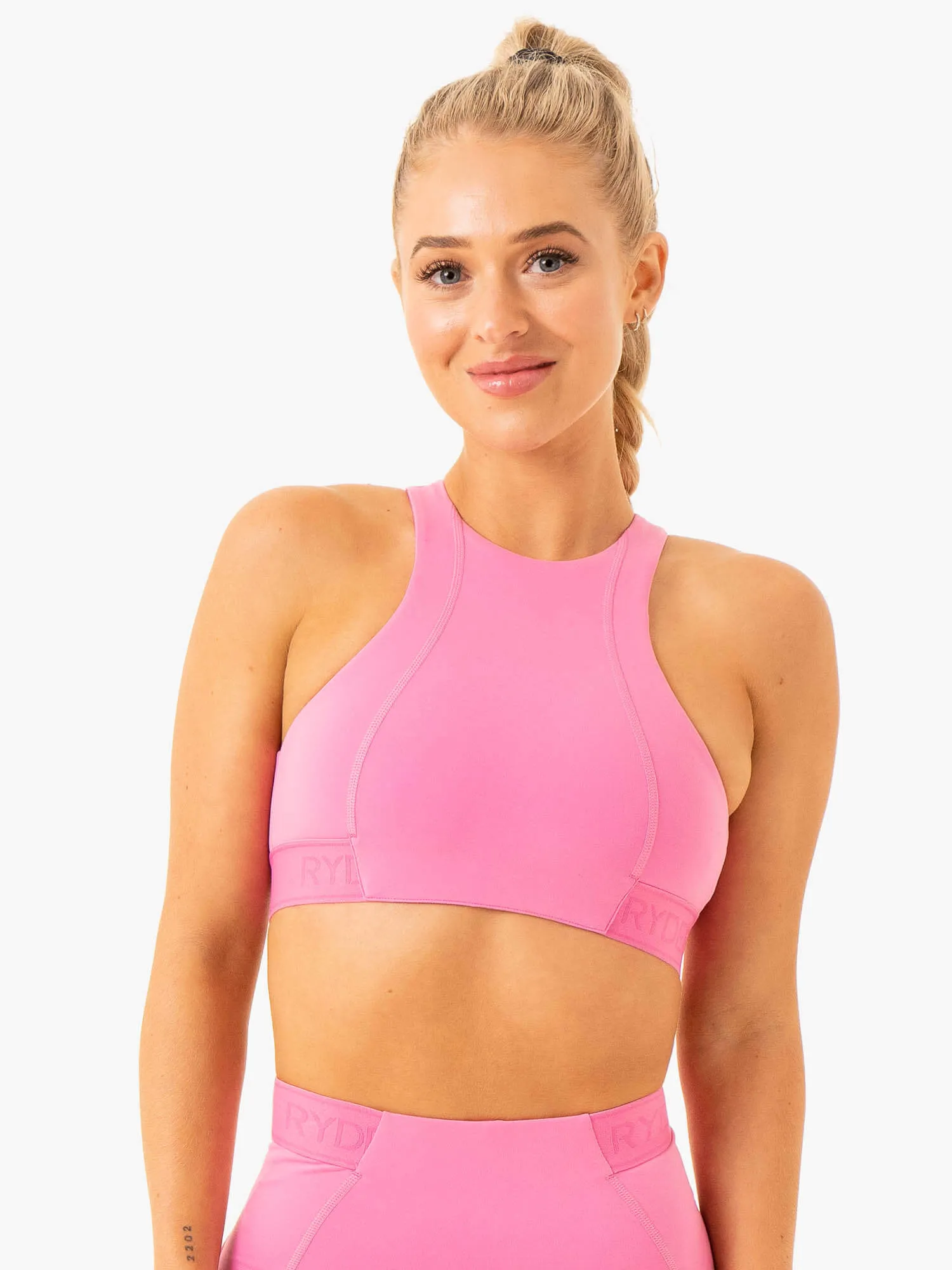 Level Up High Impact Sports Bra - Pink sold by Ryderwear product image thumbnail 4