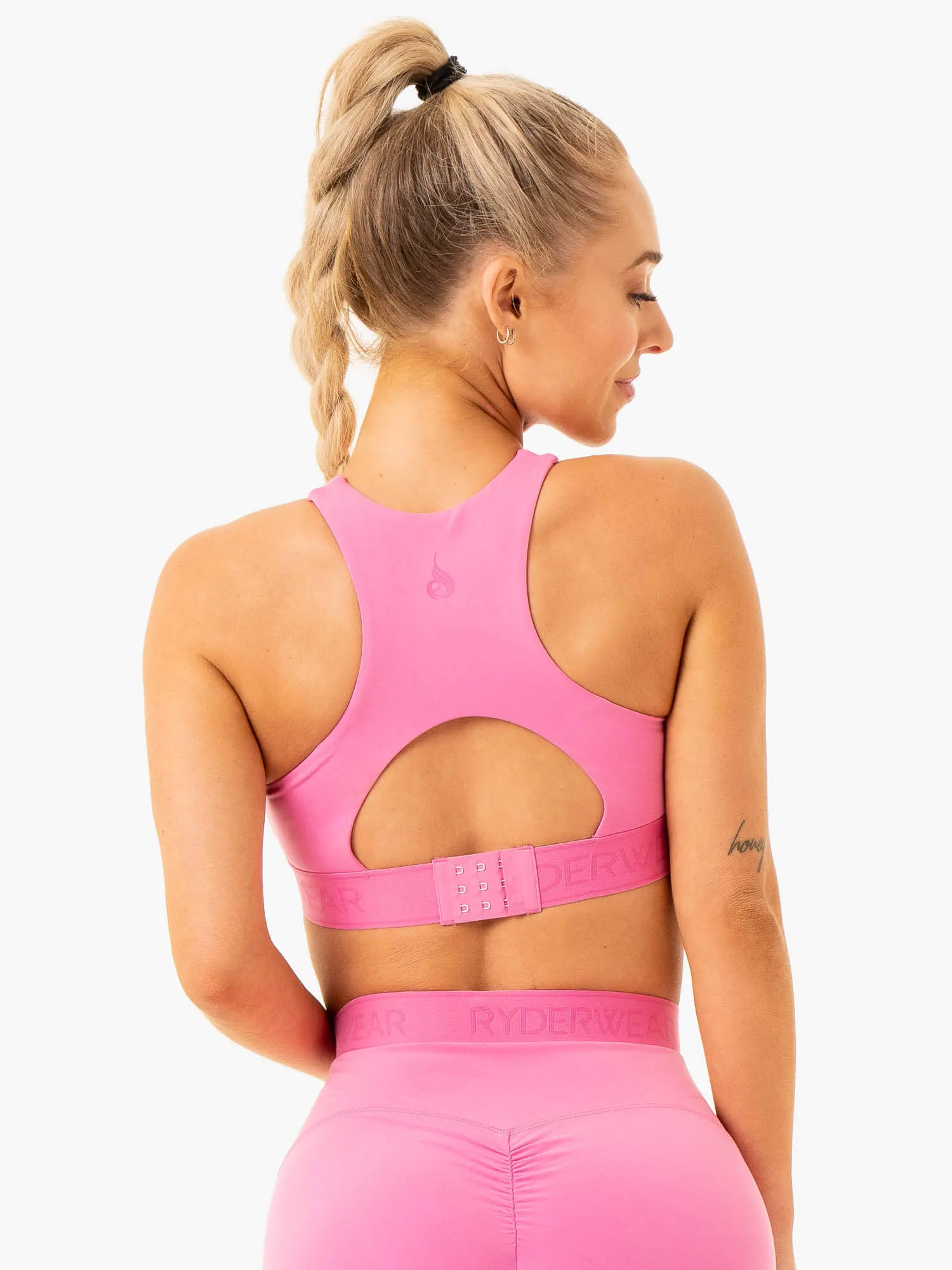 Level Up High Impact Sports Bra - Pink sold by Ryderwear product image thumbnail 2