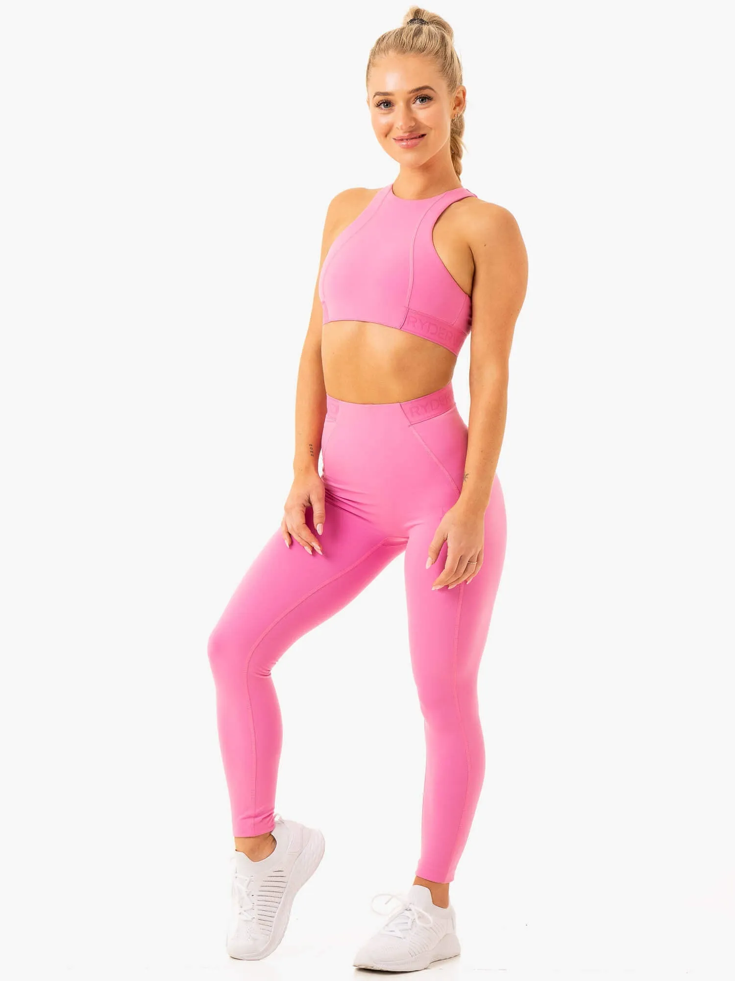 Level Up High Impact Sports Bra - Pink sold by Ryderwear product image thumbnail 5