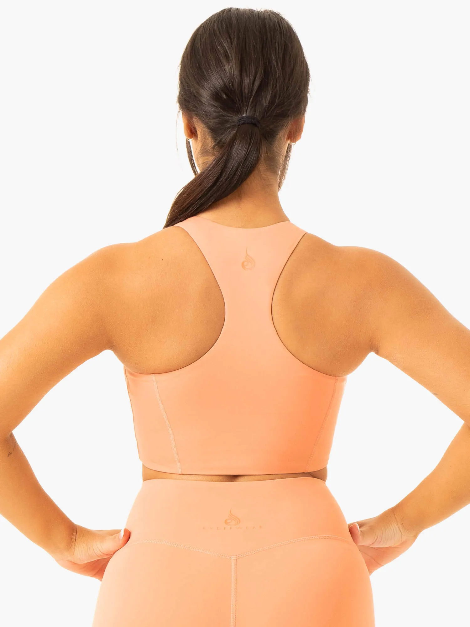 NKD Frame Long Line Sports Bra - Terracotta sold by Ryderwear product image thumbnail 2