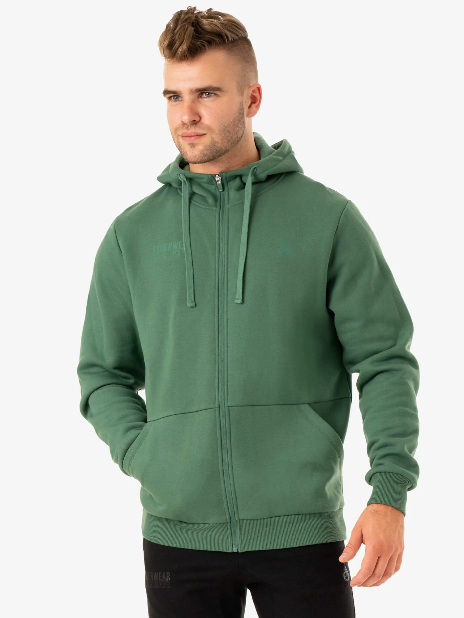 Limitless Zip Up Jacket - Forest Green sold by Ryderwear