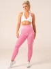Honeycomb Scrunch Seamless Leggings - Candy Pink sold by Ryderwear