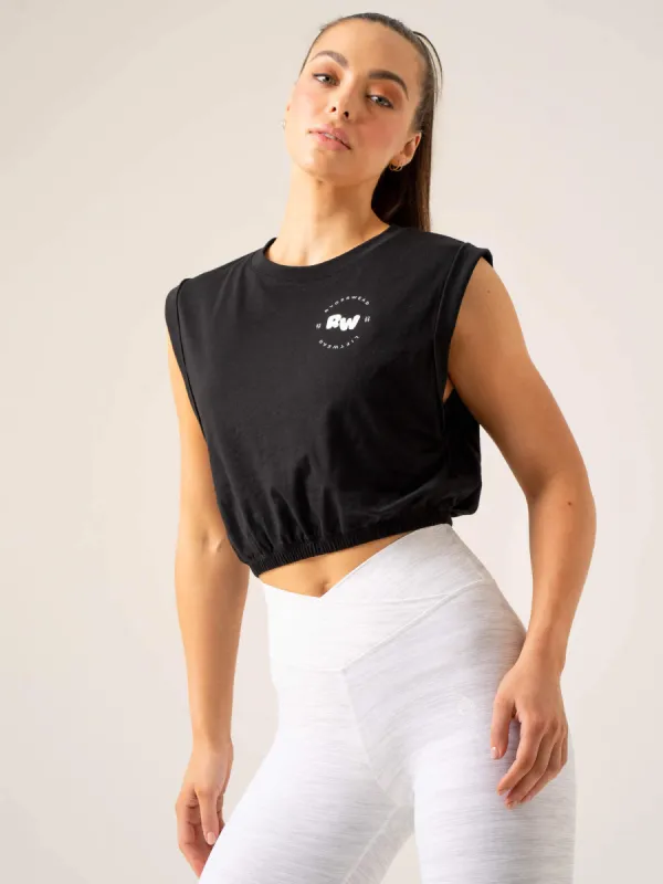 Momentum Tank - Black sold by Ryderwear