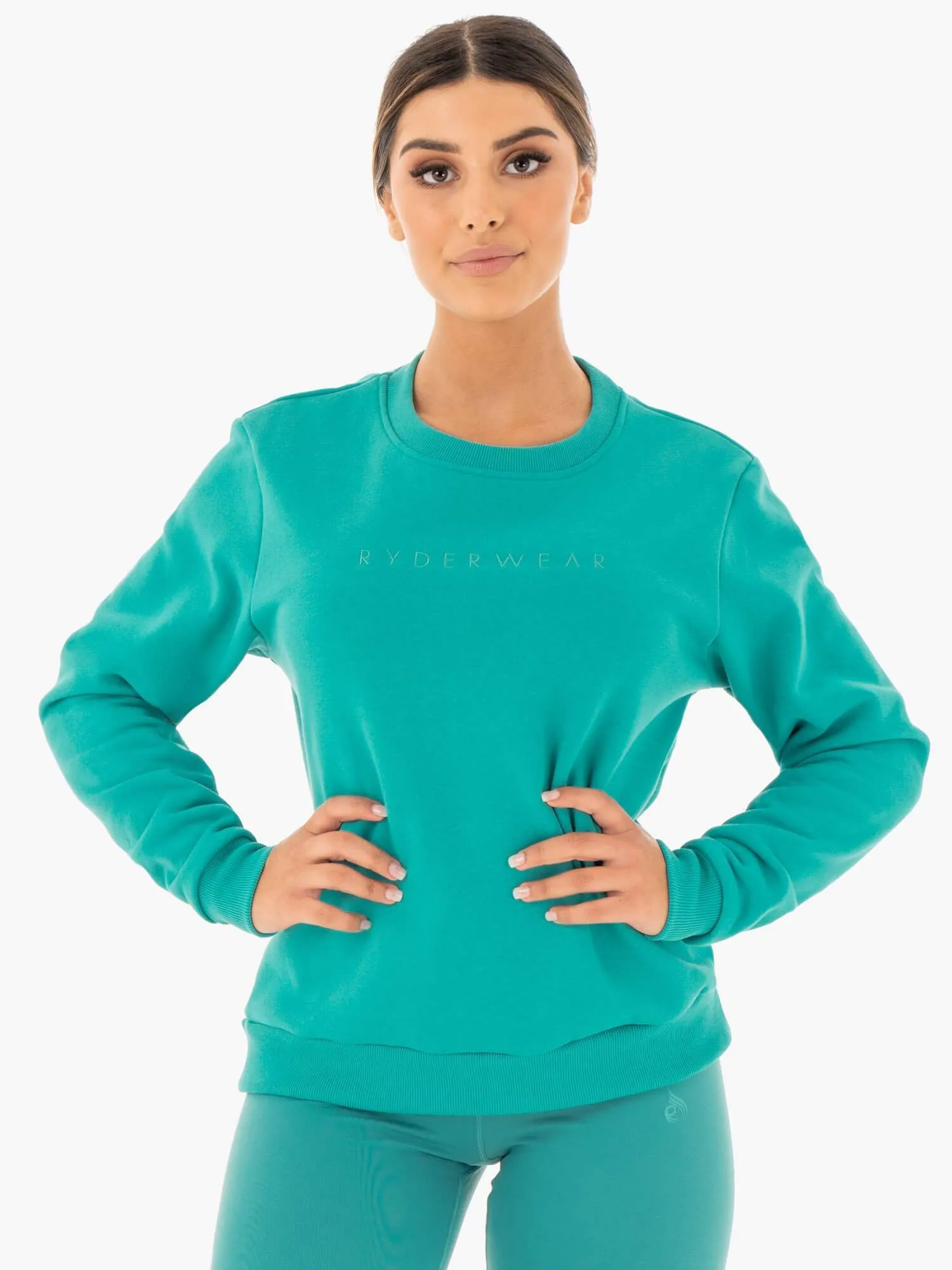 Motion Oversized Sweater - Teal sold by Ryderwear