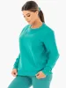 Motion Oversized Sweater - Teal sold by Ryderwear