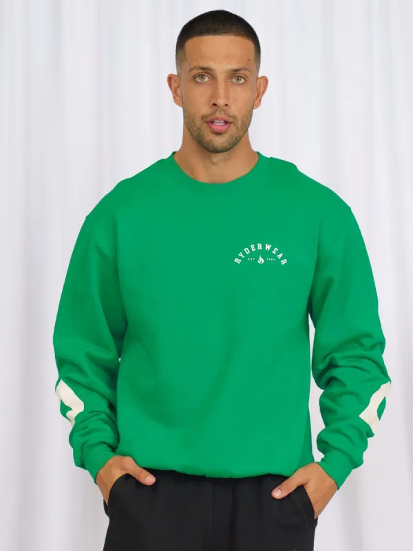 Unisex Collegiate Sweater - Green sold by Ryderwear