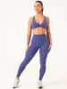 NKD Knot Sports Bra - Indigo sold by Ryderwear