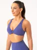 NKD Knot Sports Bra - Indigo sold by Ryderwear