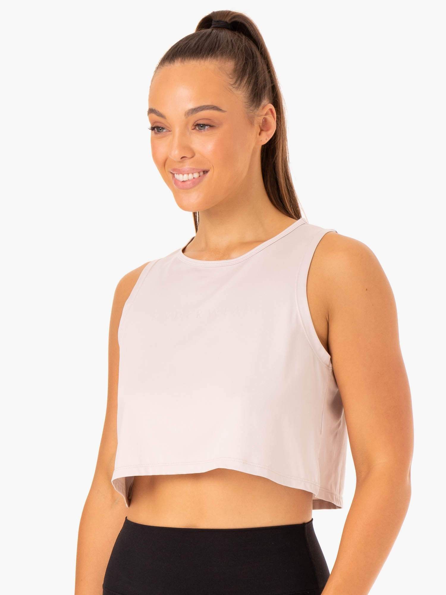 Hybrid Muscle Tank - Ivory sold by Ryderwear product image thumbnail 3