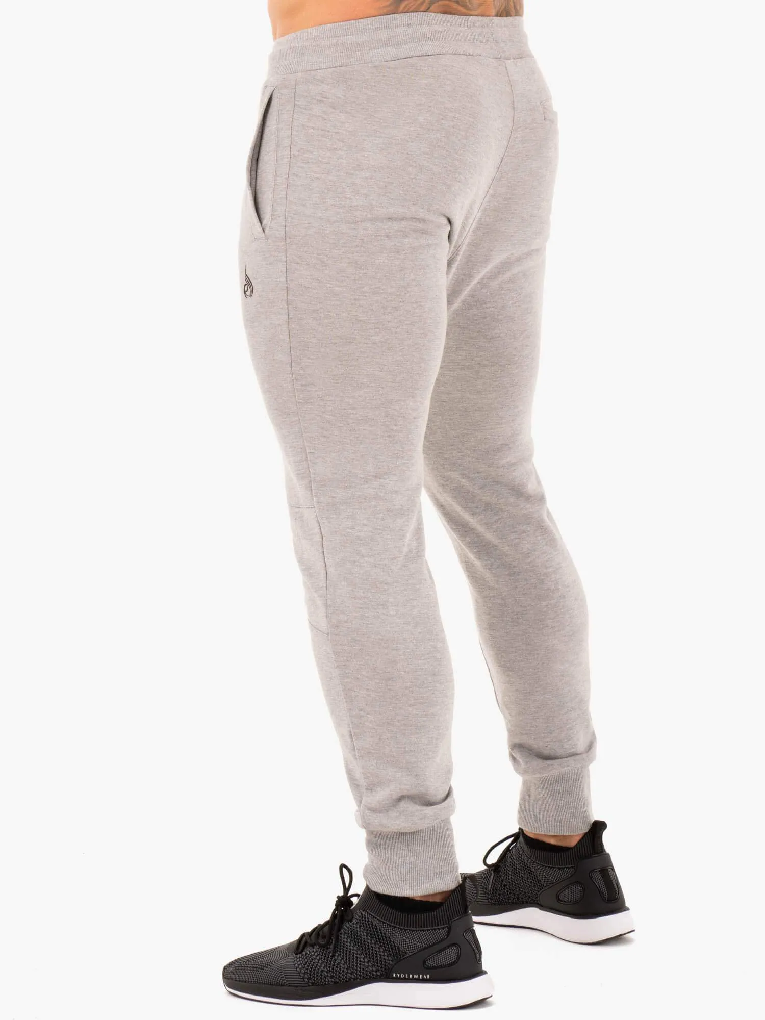 Athletic Fleece Track Pants - Grey Marl sold by Ryderwear product image thumbnail 2